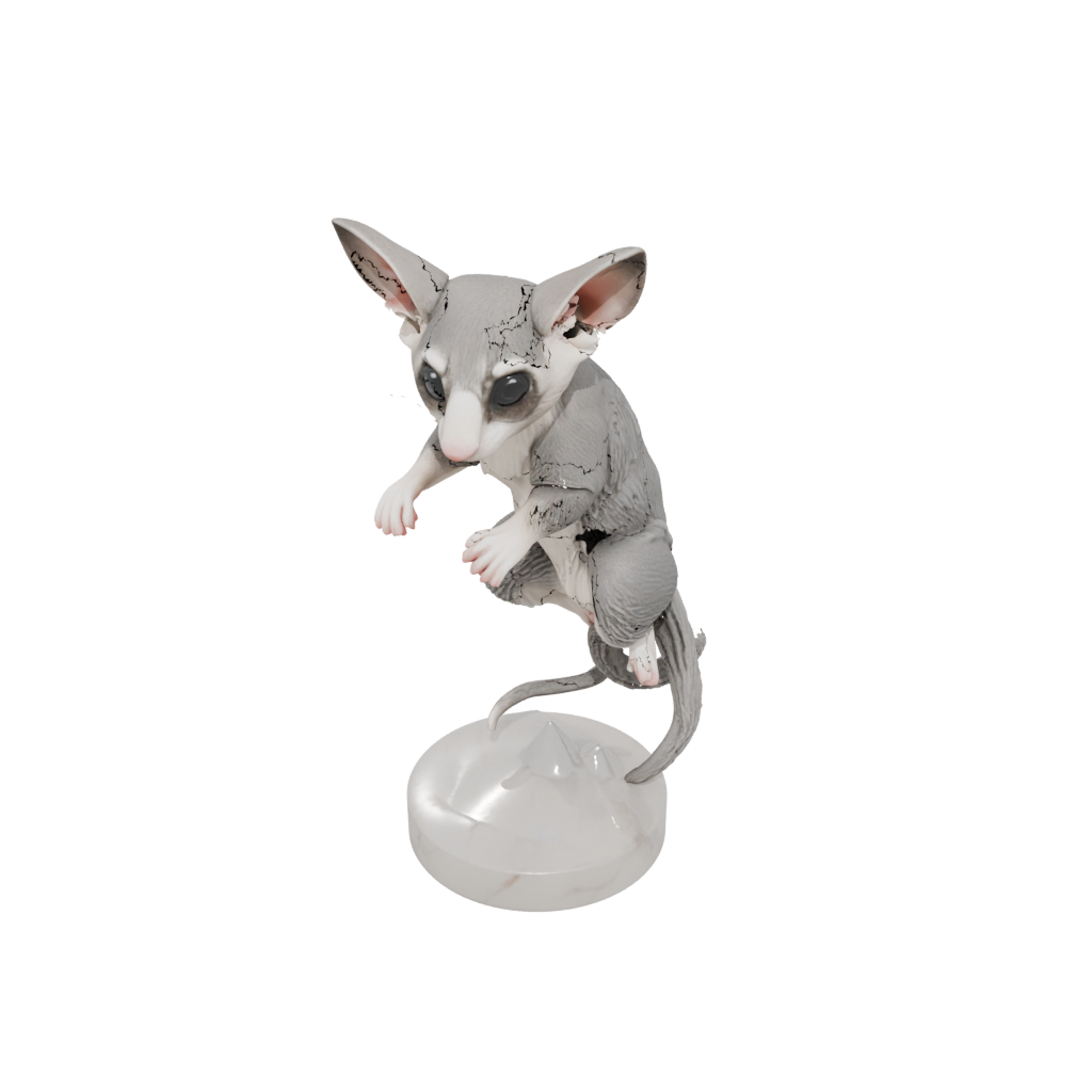 Marble Realistic Flexi Sugar Glider