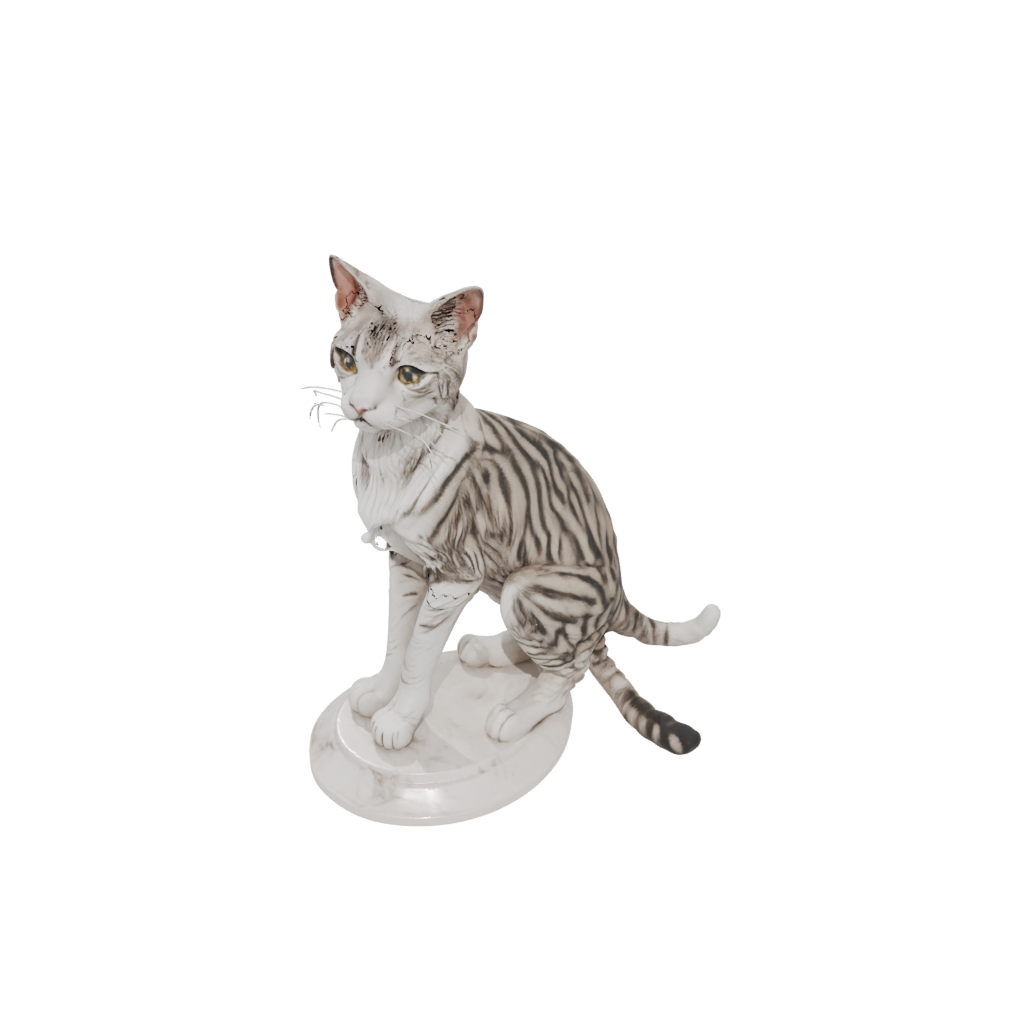 Marble Realistic Flexi Tabby Cat