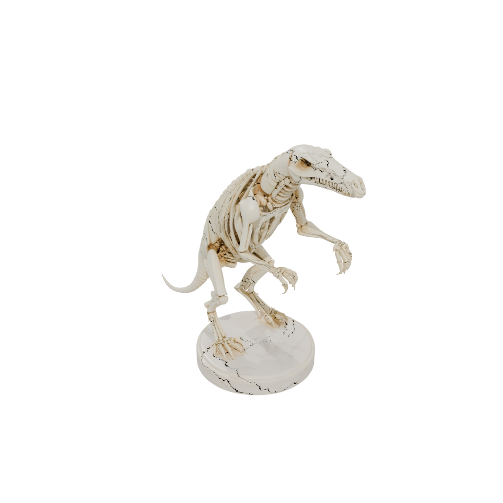 Marble Skeleton Flexi Anteater