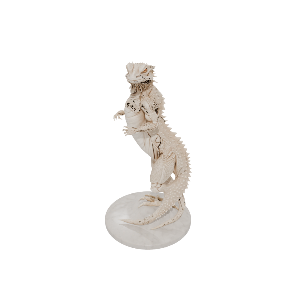 Marble Skeleton Flexi Bearded Dragon