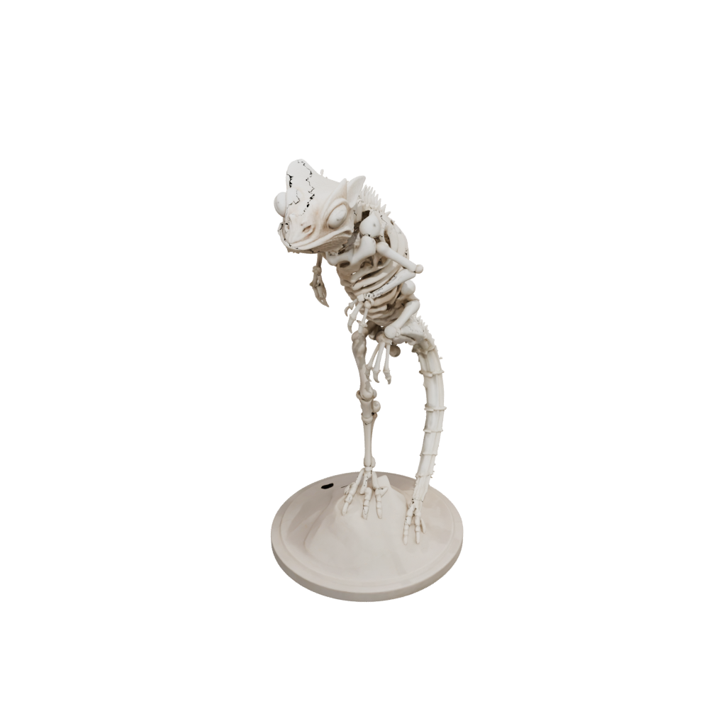 Marble Skeleton Flexi Chameleon
