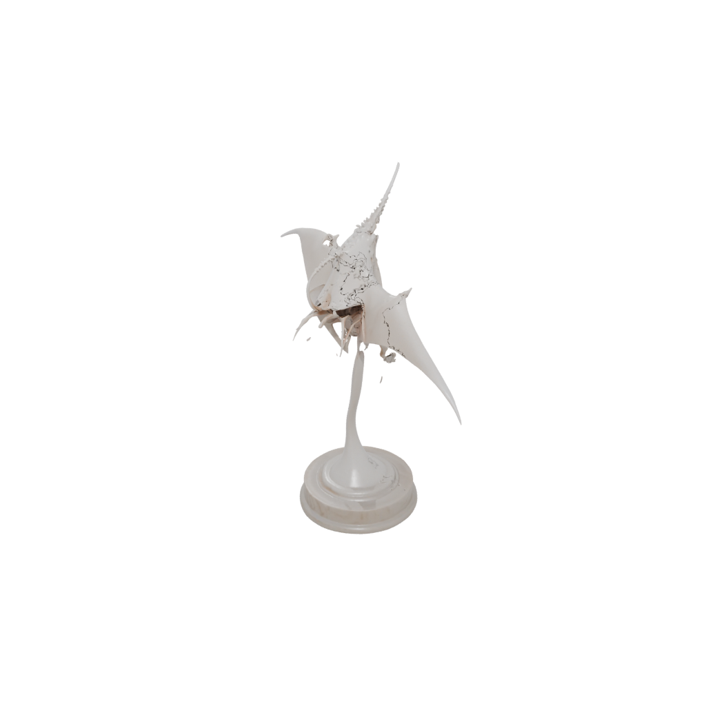 Marble Skeleton Flexi Manta Ray