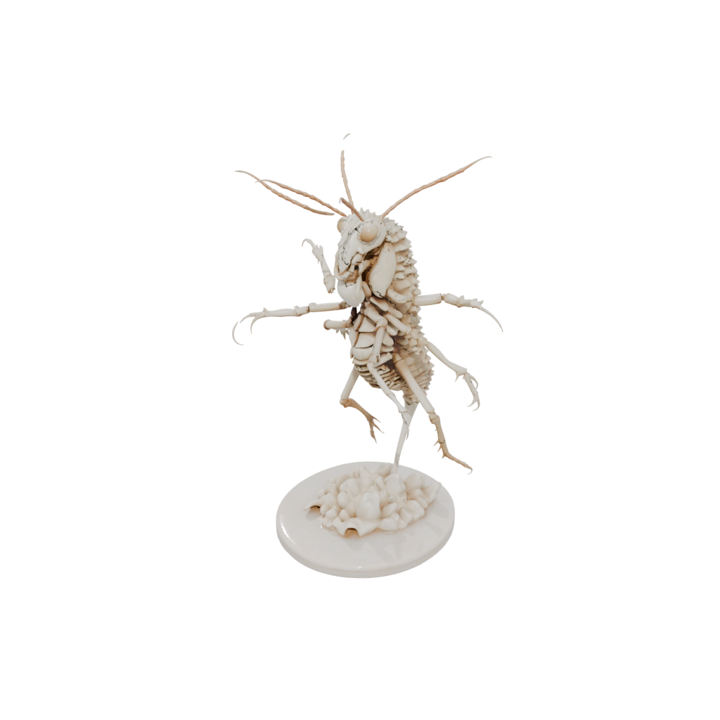 Marble Skeleton Flexi Mantis Shrimp