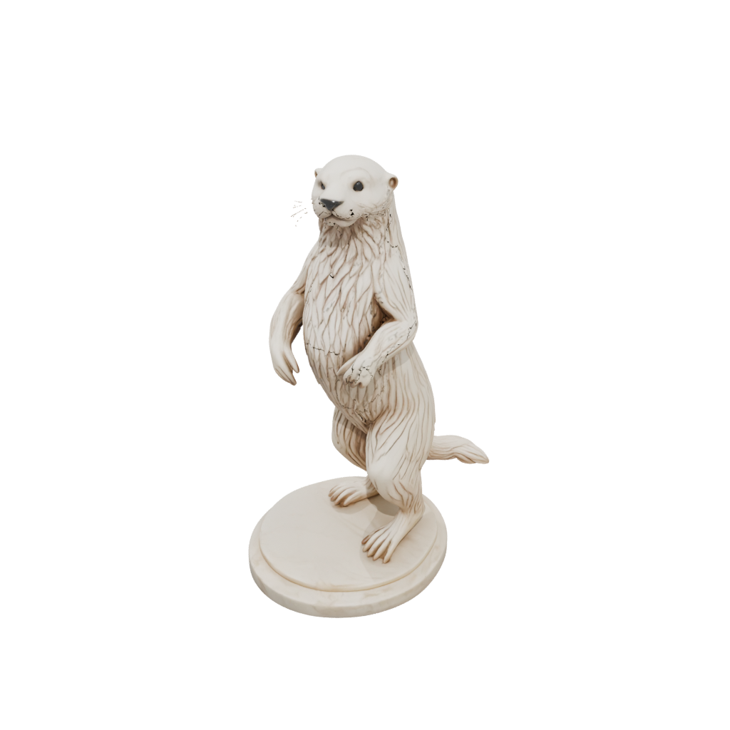 Marble Skeleton Flexi Sea Otter