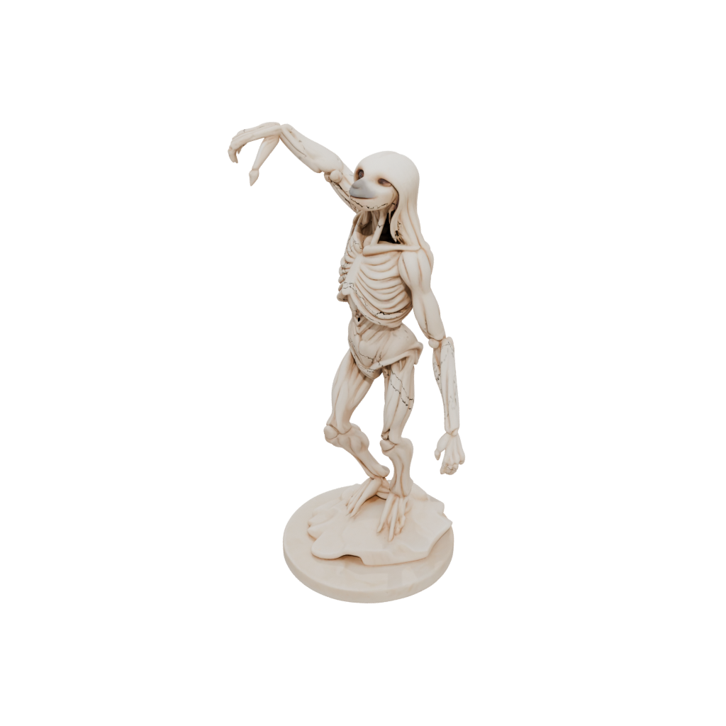 Marble Skeleton Flexi Sloth