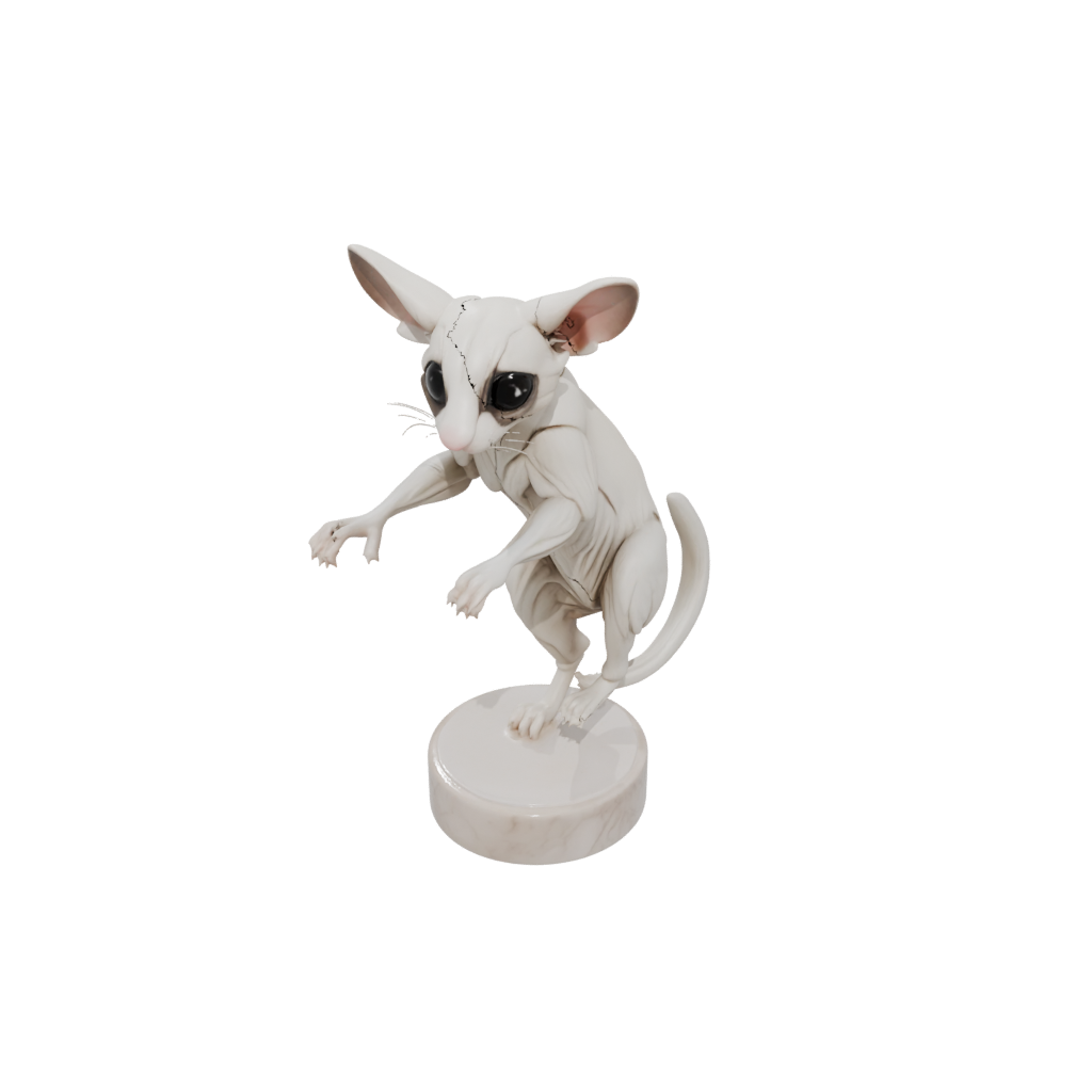 Marble Skeleton Flexi Sugar Glider