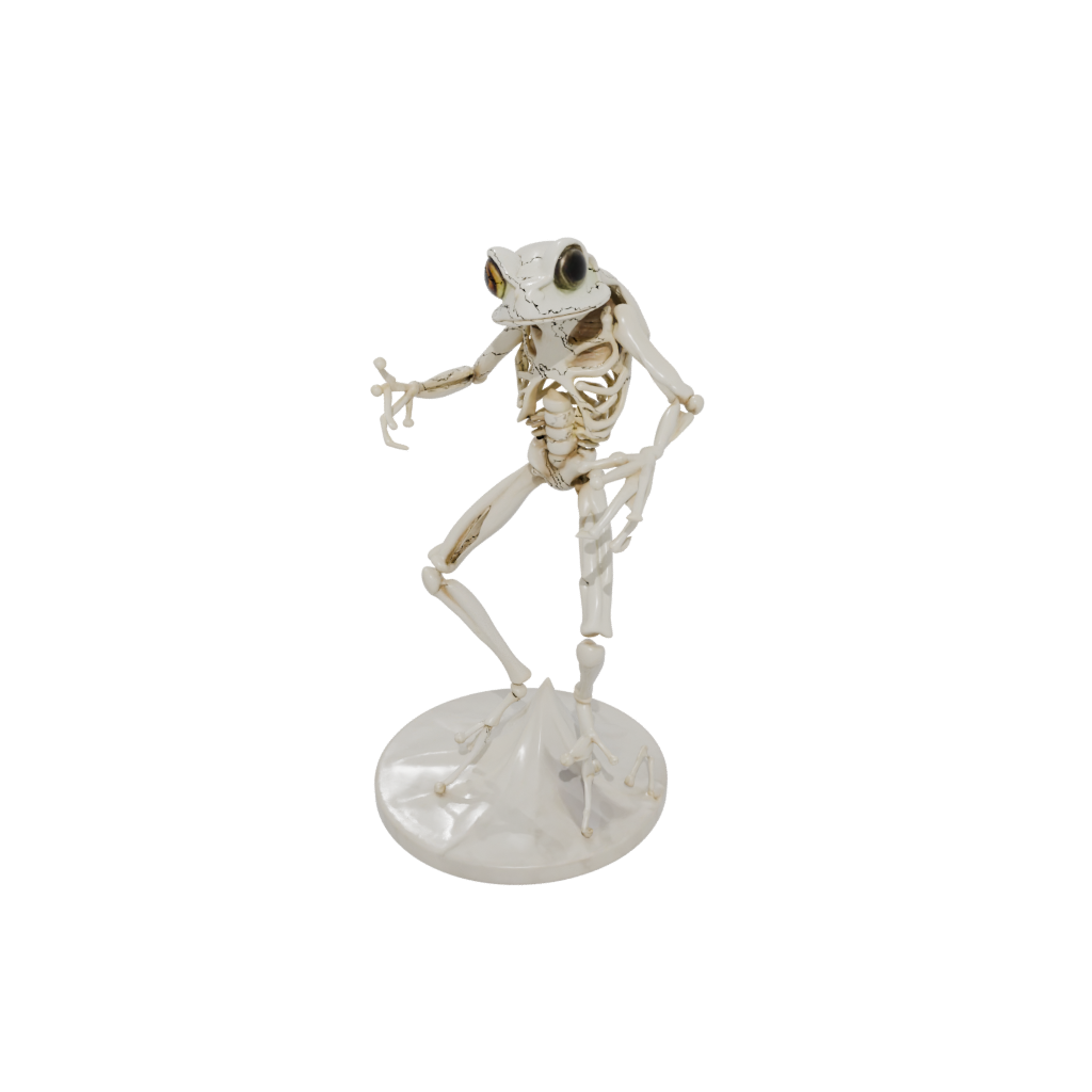 Marble Skeleton Flexi Tree Frog