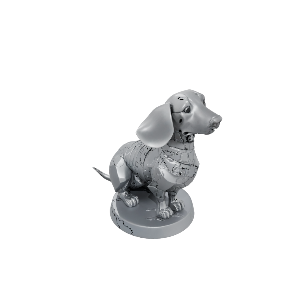 Mini Armored Flexi Dachshund Dog