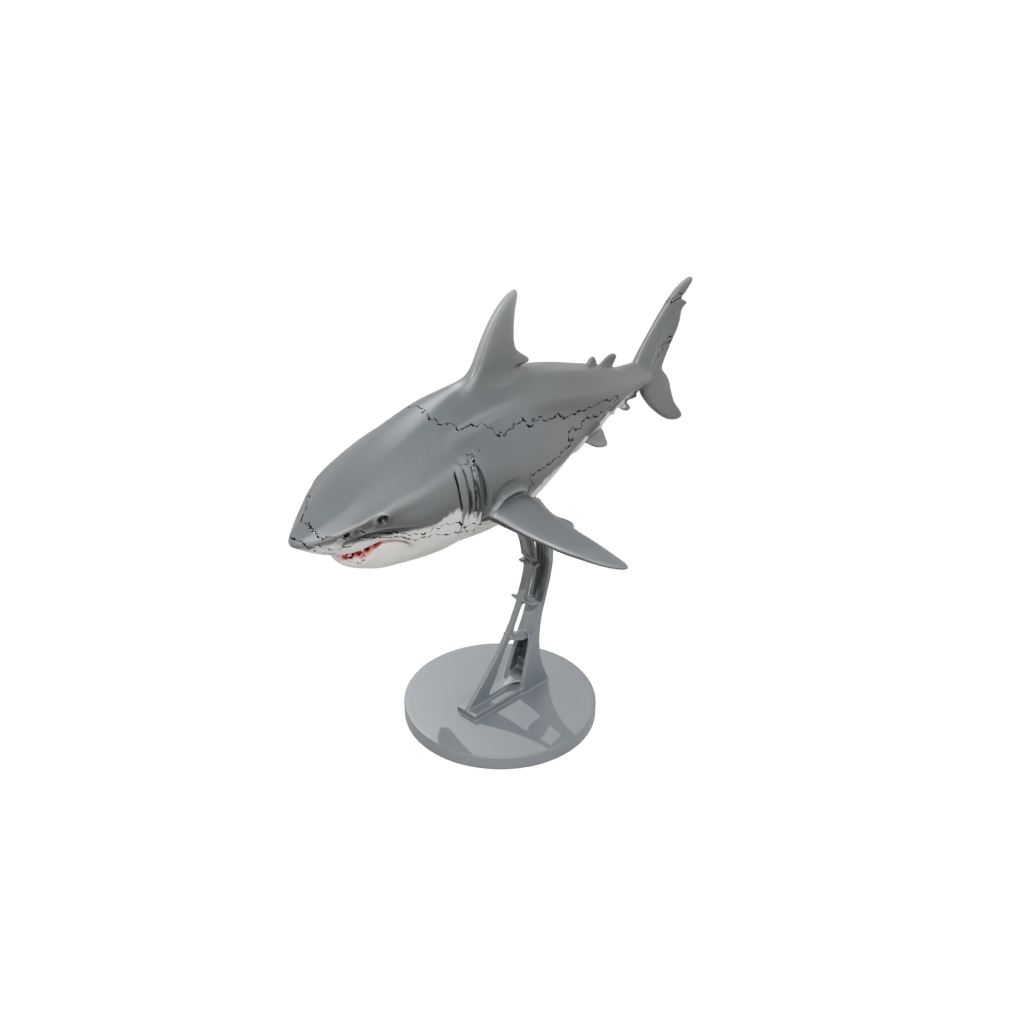 Mini Armored Flexi Great White Shark