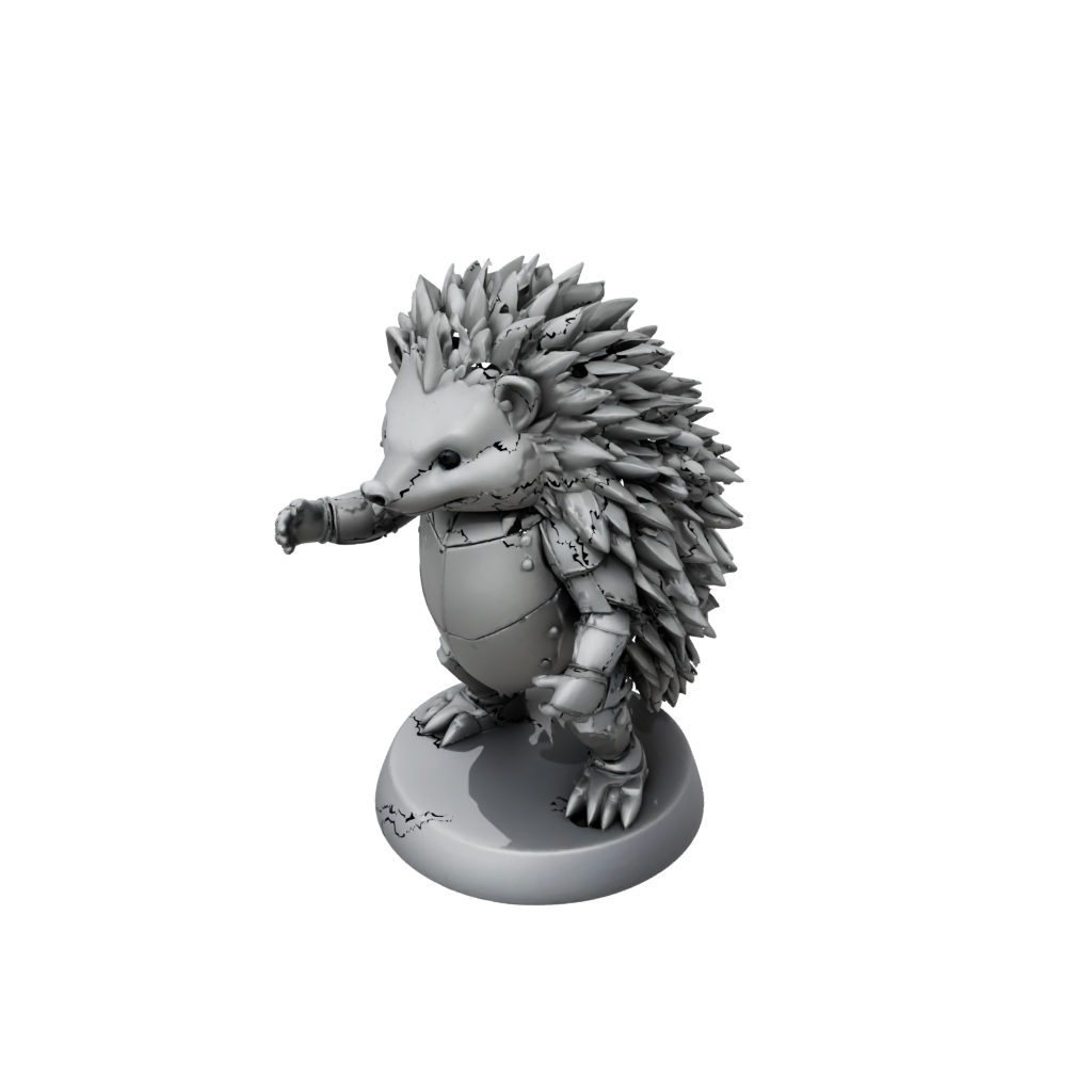Mini Armored Flexi Hedgehog