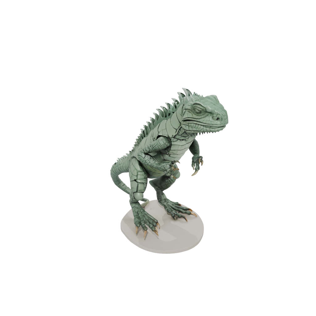 Mini Armored Flexi Iguana