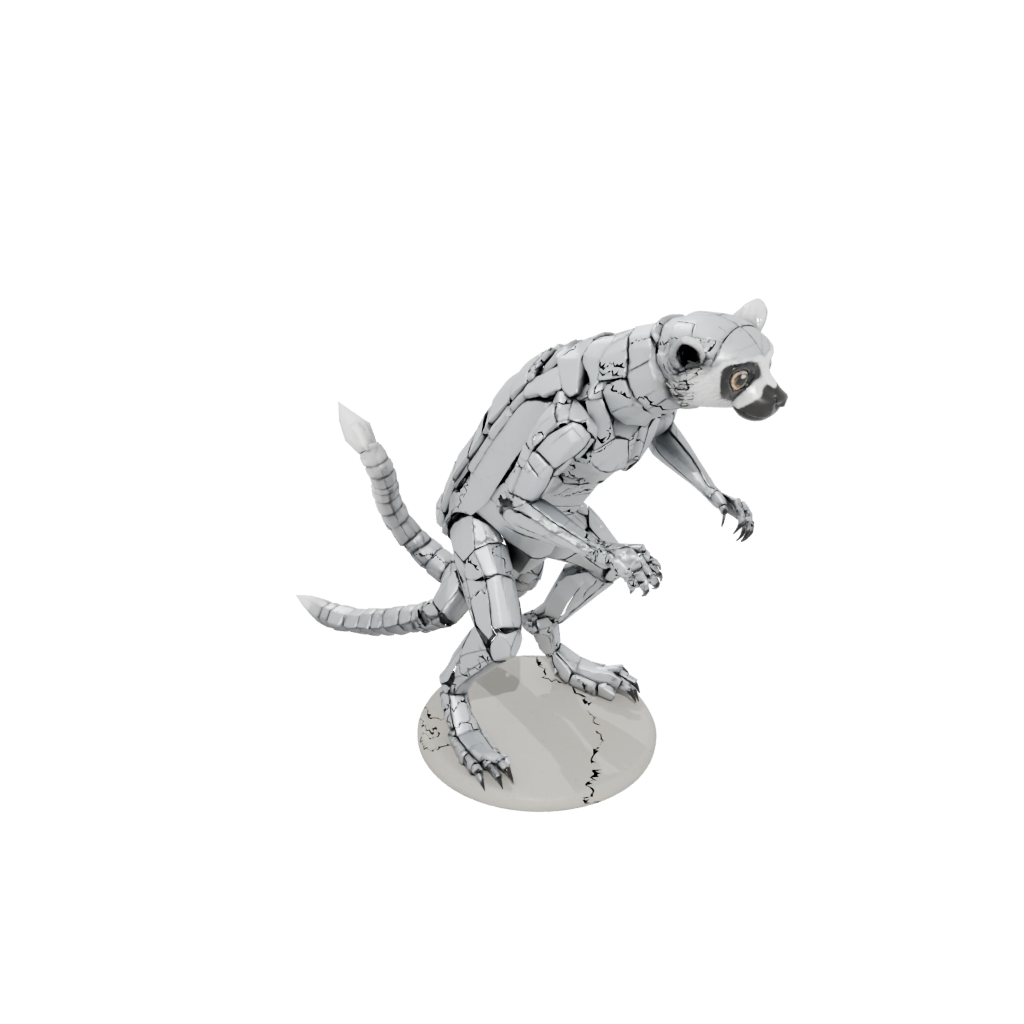 Mini Armored Flexi Lemur