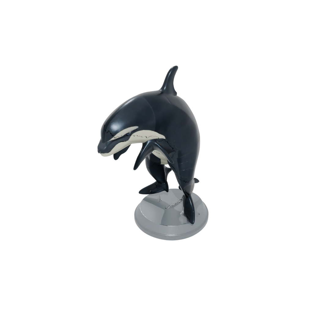 Mini Armored Flexi Orca Whale
