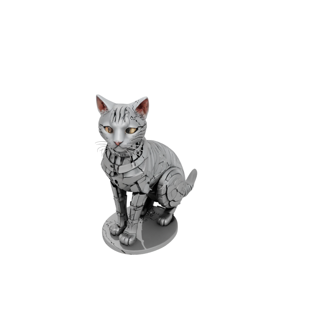 Mini Armored Flexi Tabby Cat