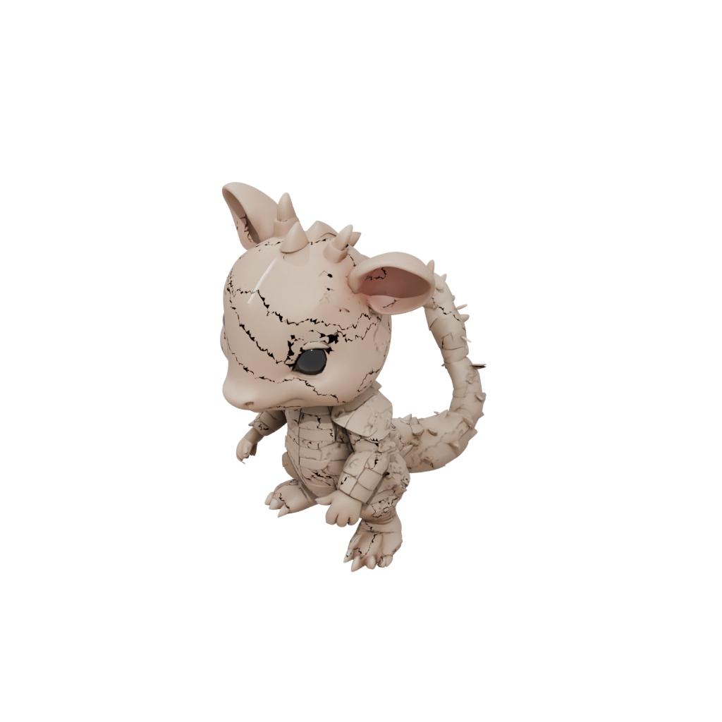 Mini Chibi Flexi Armadillo