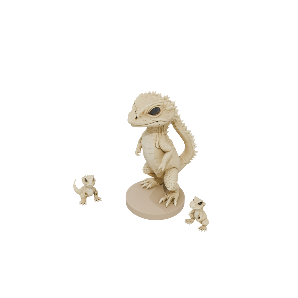 Mini Chibi Flexi Bearded Dragon