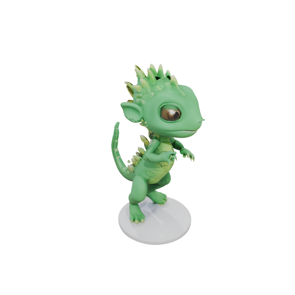 Mini Chibi Flexi Chameleon