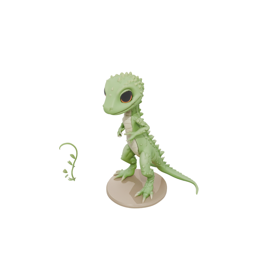 Mini Chibi Flexi Gecko