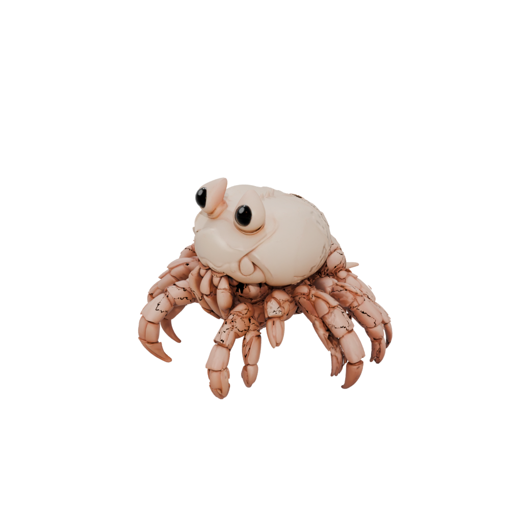 Mini Chibi Flexi Hermit Crab