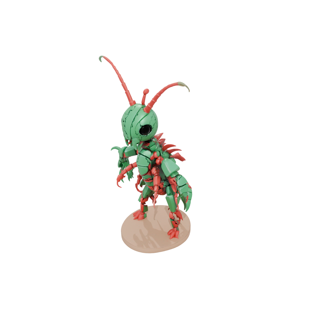 Mini Chibi Flexi Mantis Shrimp