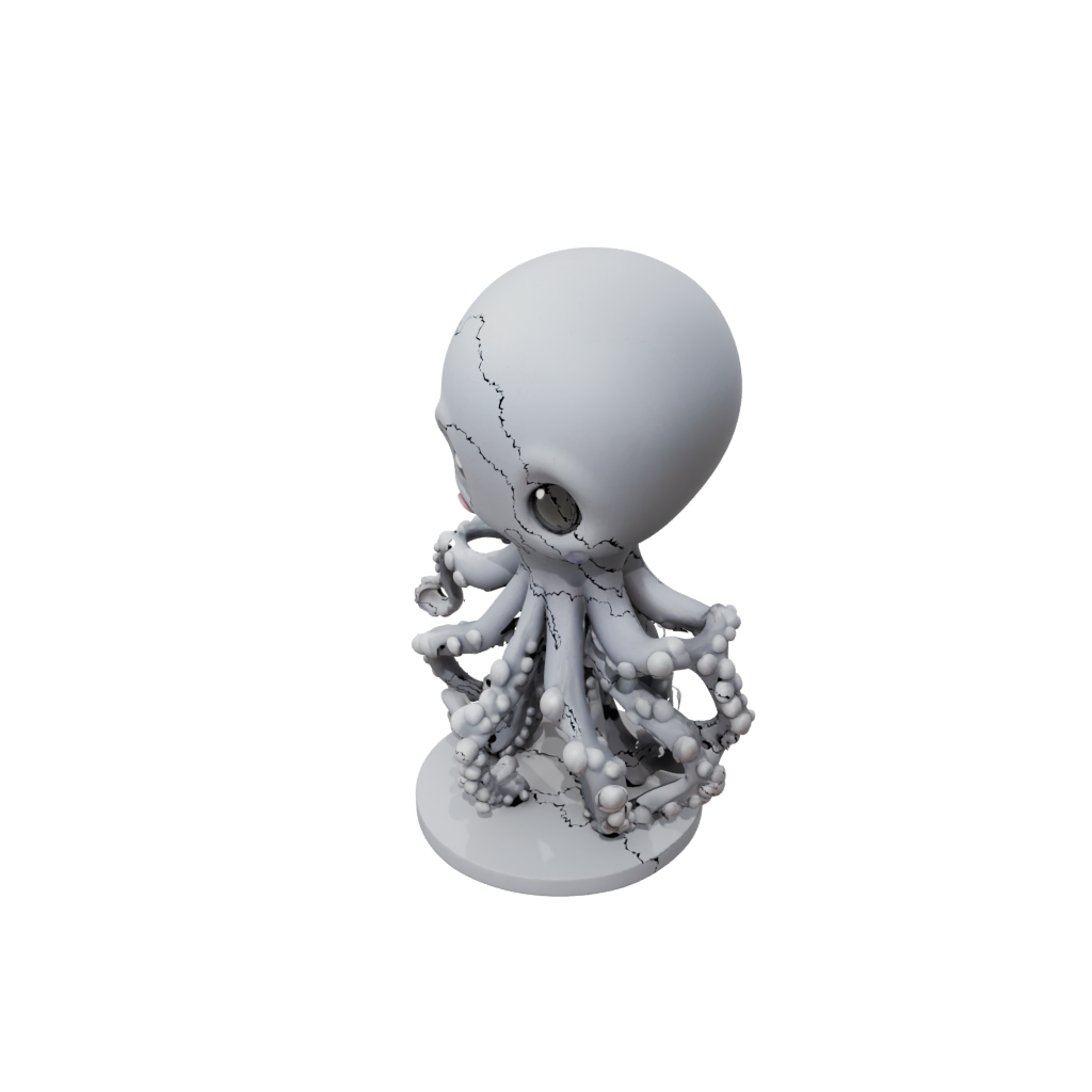 Mini Chibi Flexi Octopus