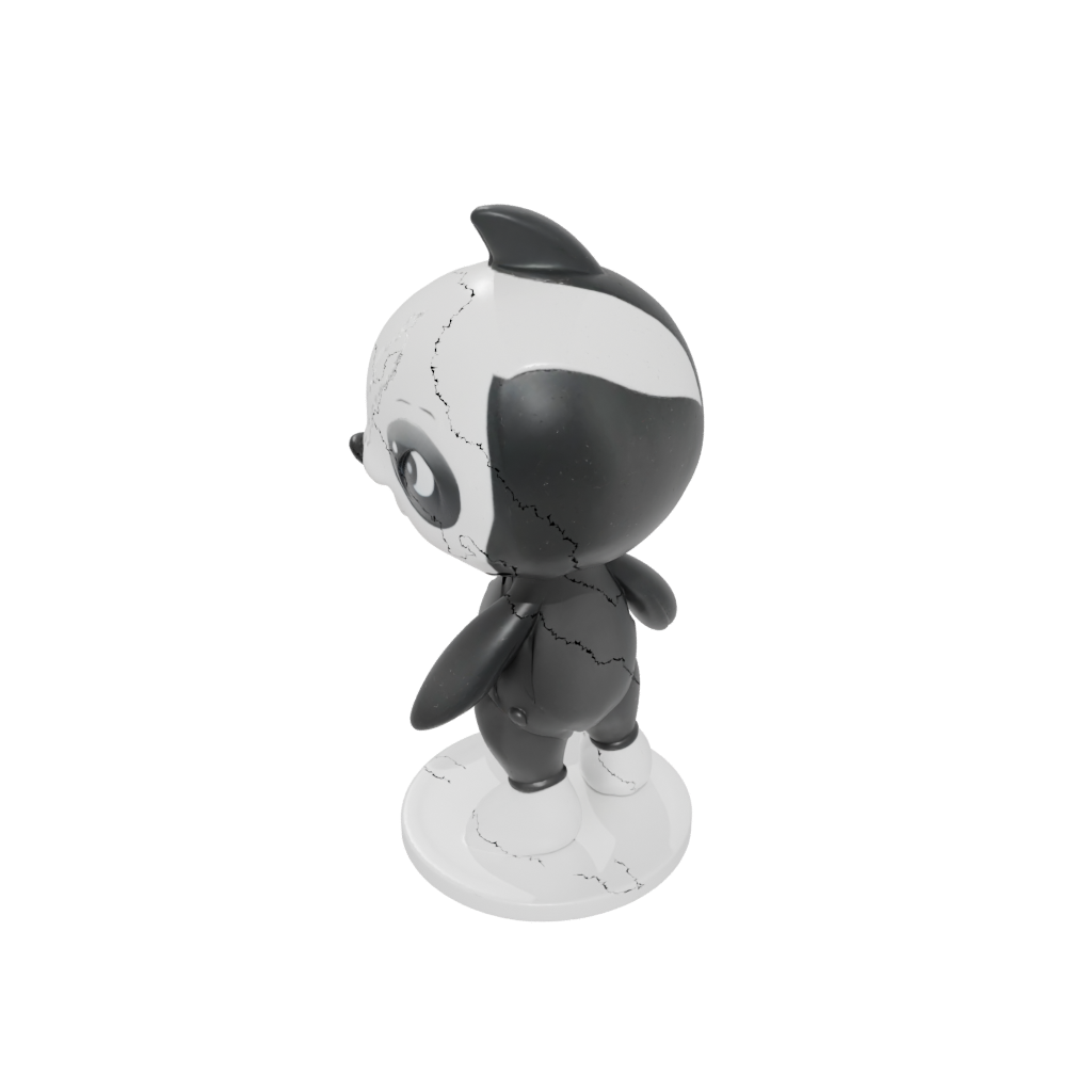 Mini Chibi Flexi Orca Whale