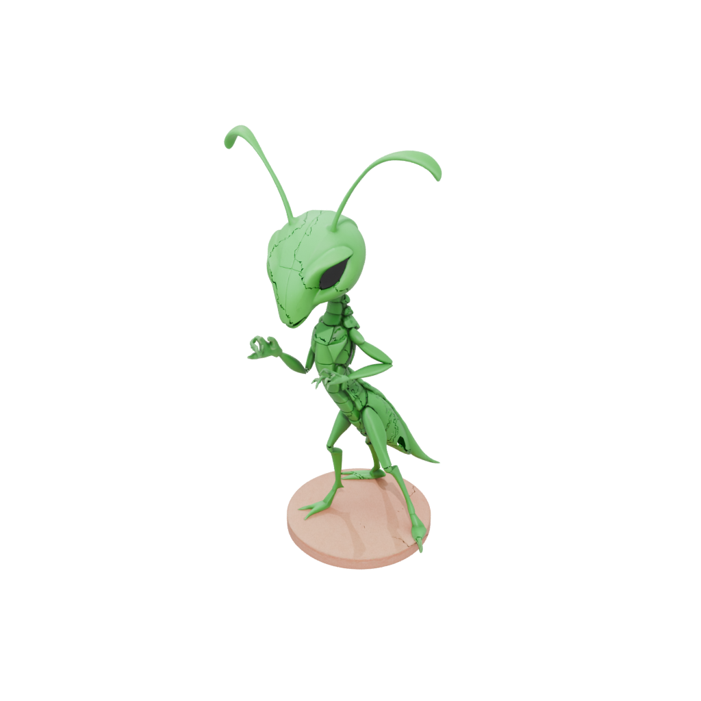 Mini Chibi Flexi Praying Mantis