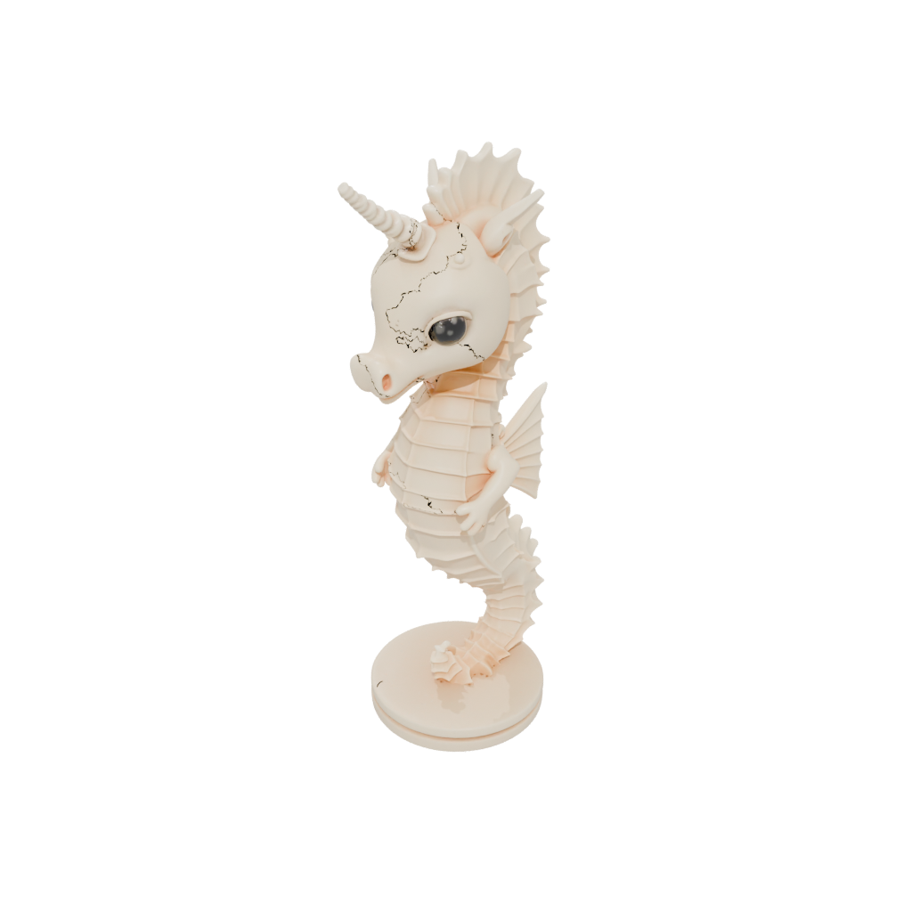 Mini Chibi Flexi Seahorse
