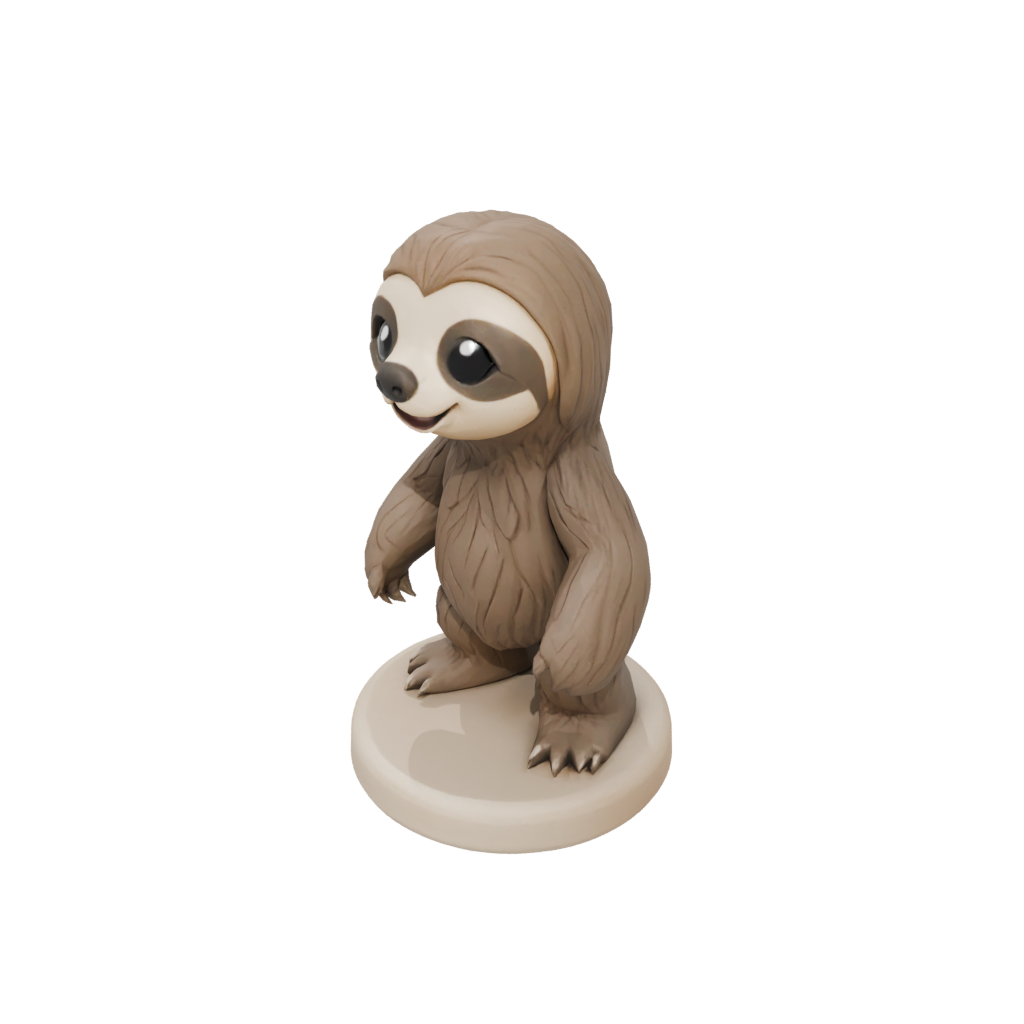 Mini Chibi Flexi Sloth