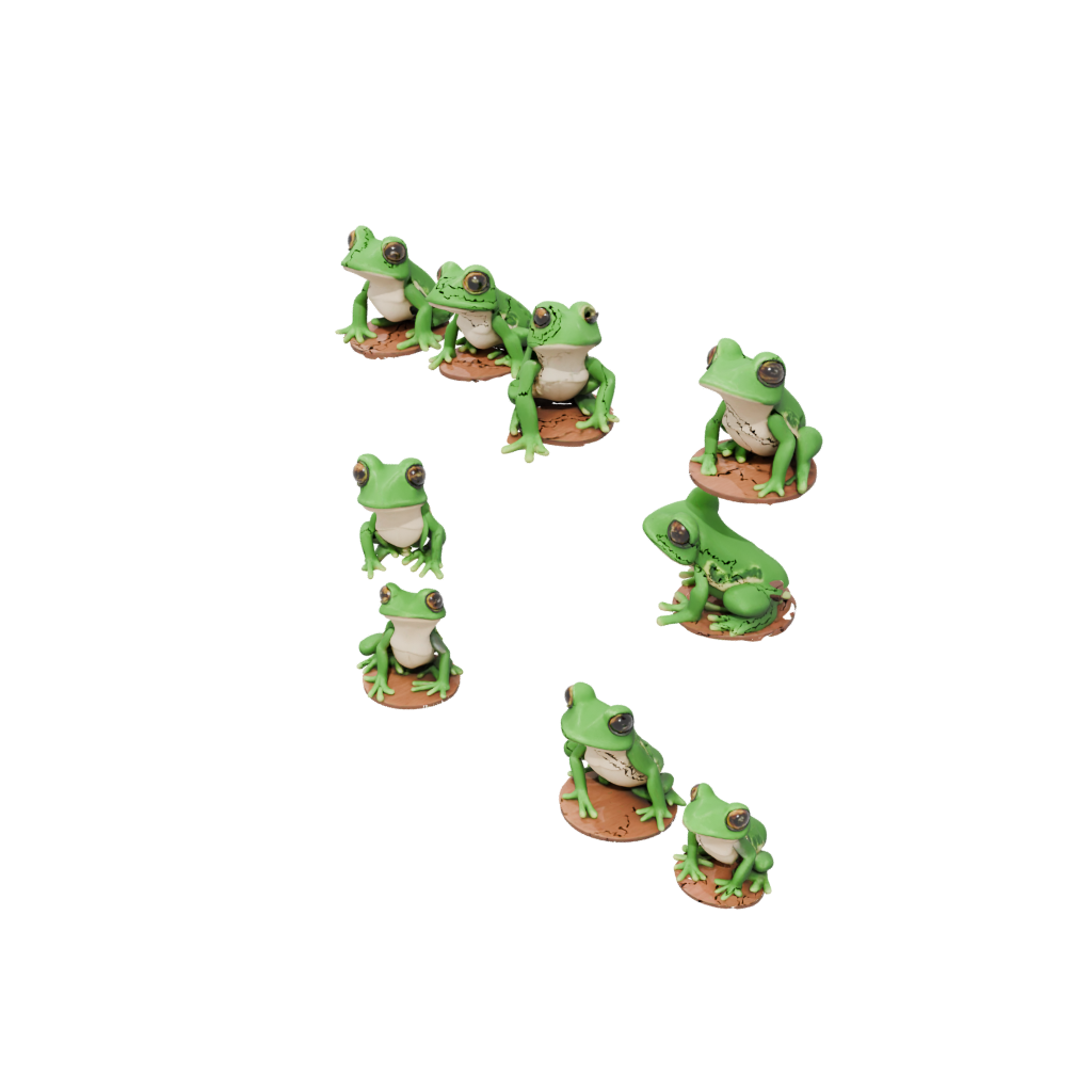 Mini Chibi Flexi Tree Frog