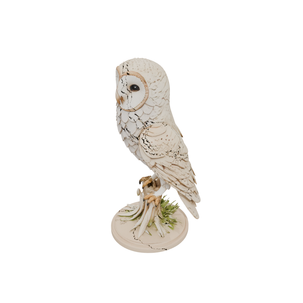 Mini Floral Flexi Barn Owl