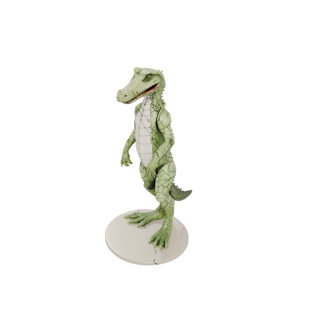 Mini Floral Flexi Crocodile