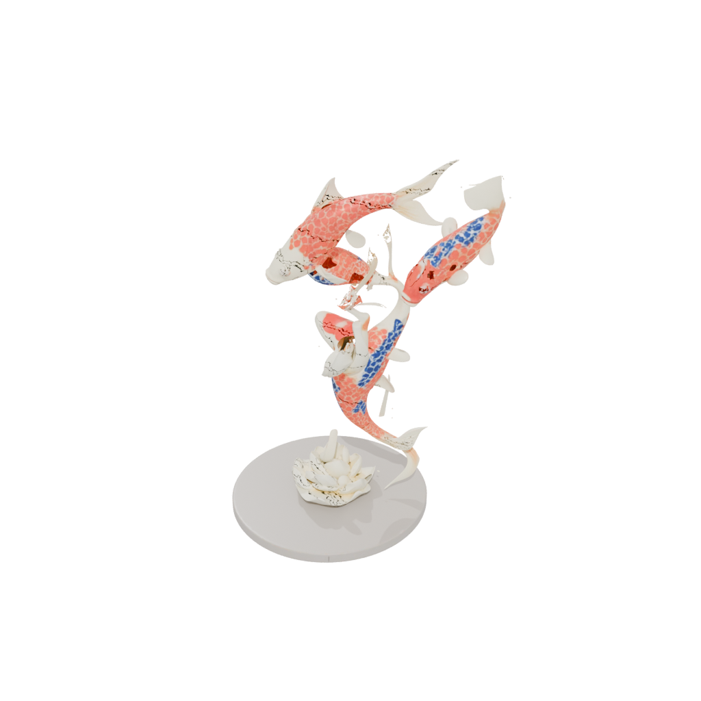 Mini Floral Flexi Koi Fish