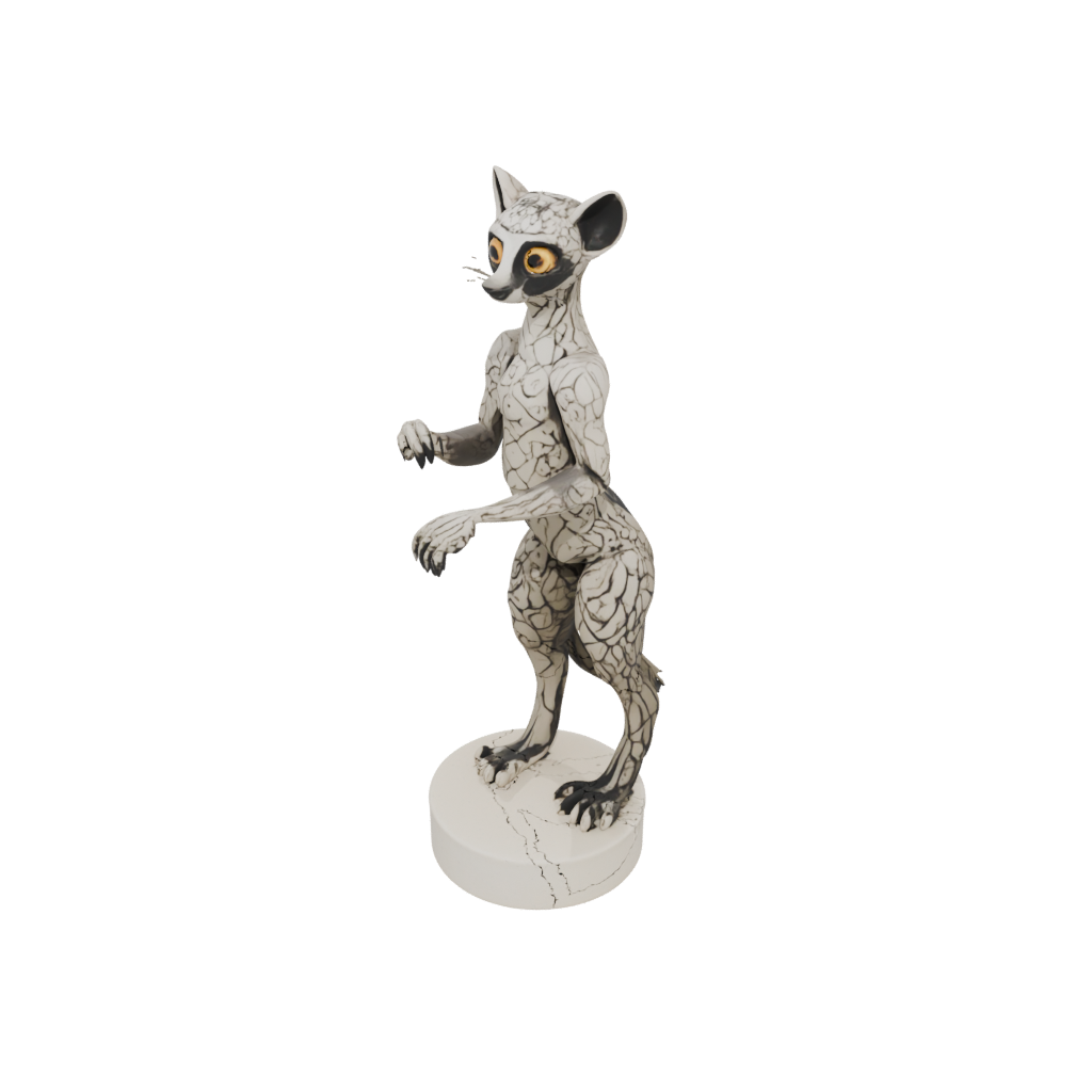 Mini Floral Flexi Lemur