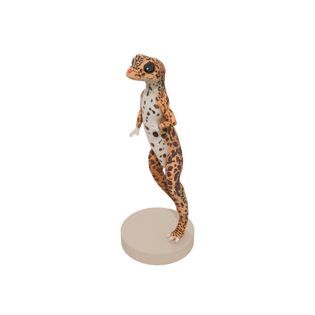 Mini Floral Flexi Leopard Gecko