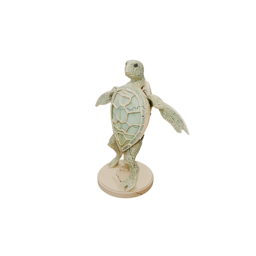 Mini Floral Flexi Sea Turtle