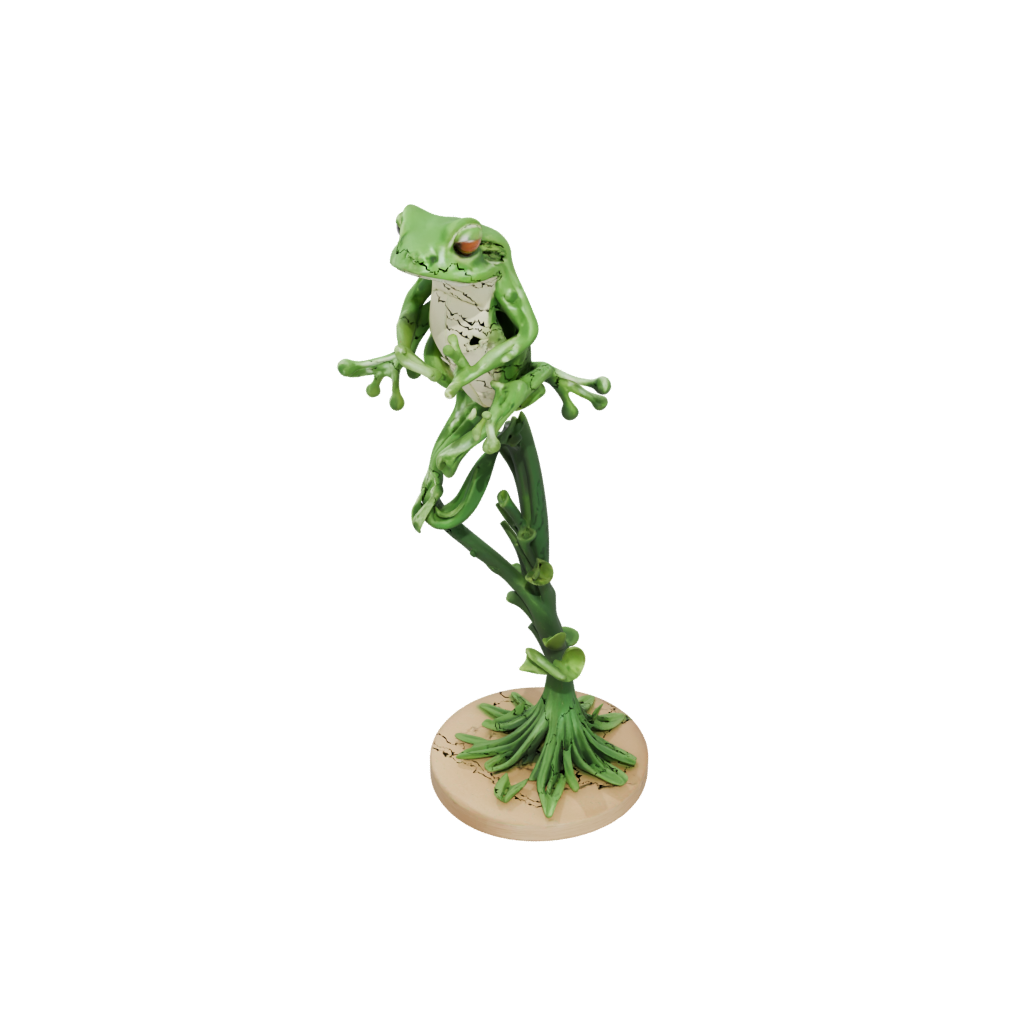 Mini Floral Flexi Tree Frog