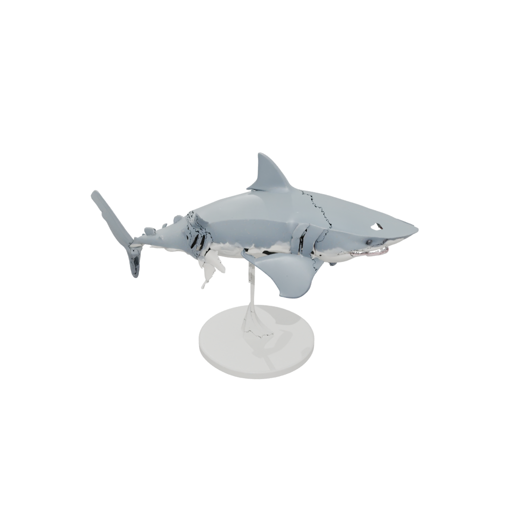 Mini Geo Flexi Great White Shark