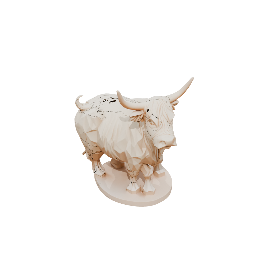 Mini Geo Flexi Highland Cow
