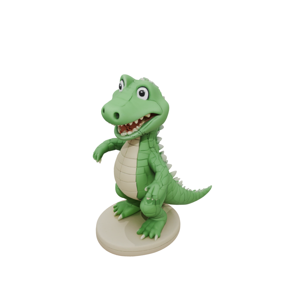 Mini Kawaii Flexi Crocodile