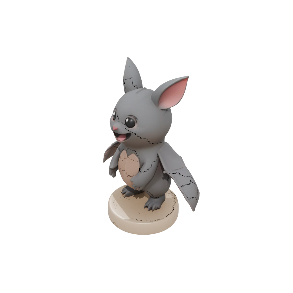 Mini Kawaii Flexi Fruit Bat