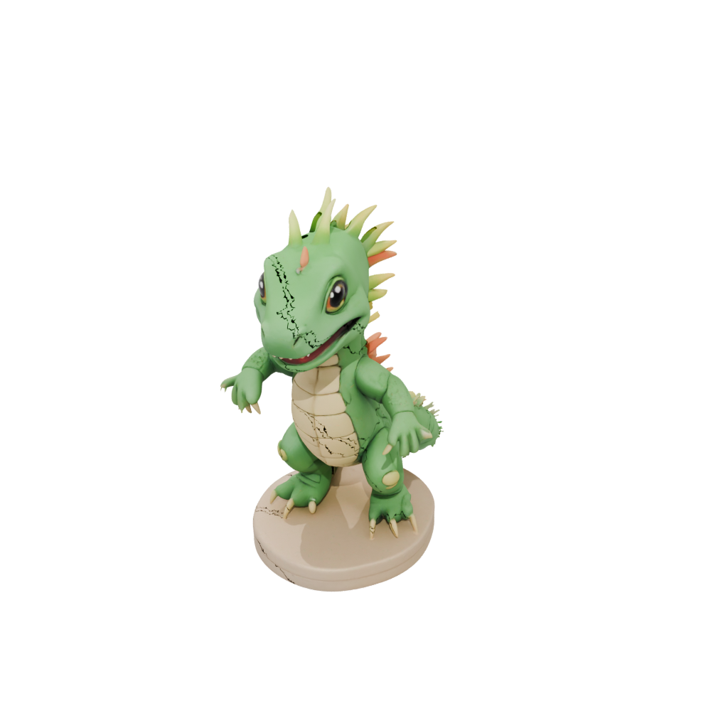Mini Kawaii Flexi Iguana