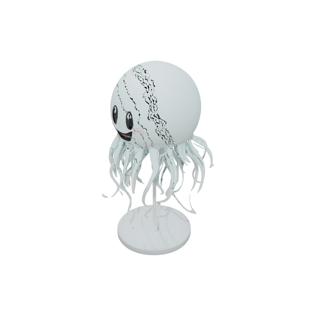 Mini Kawaii Flexi Jellyfish