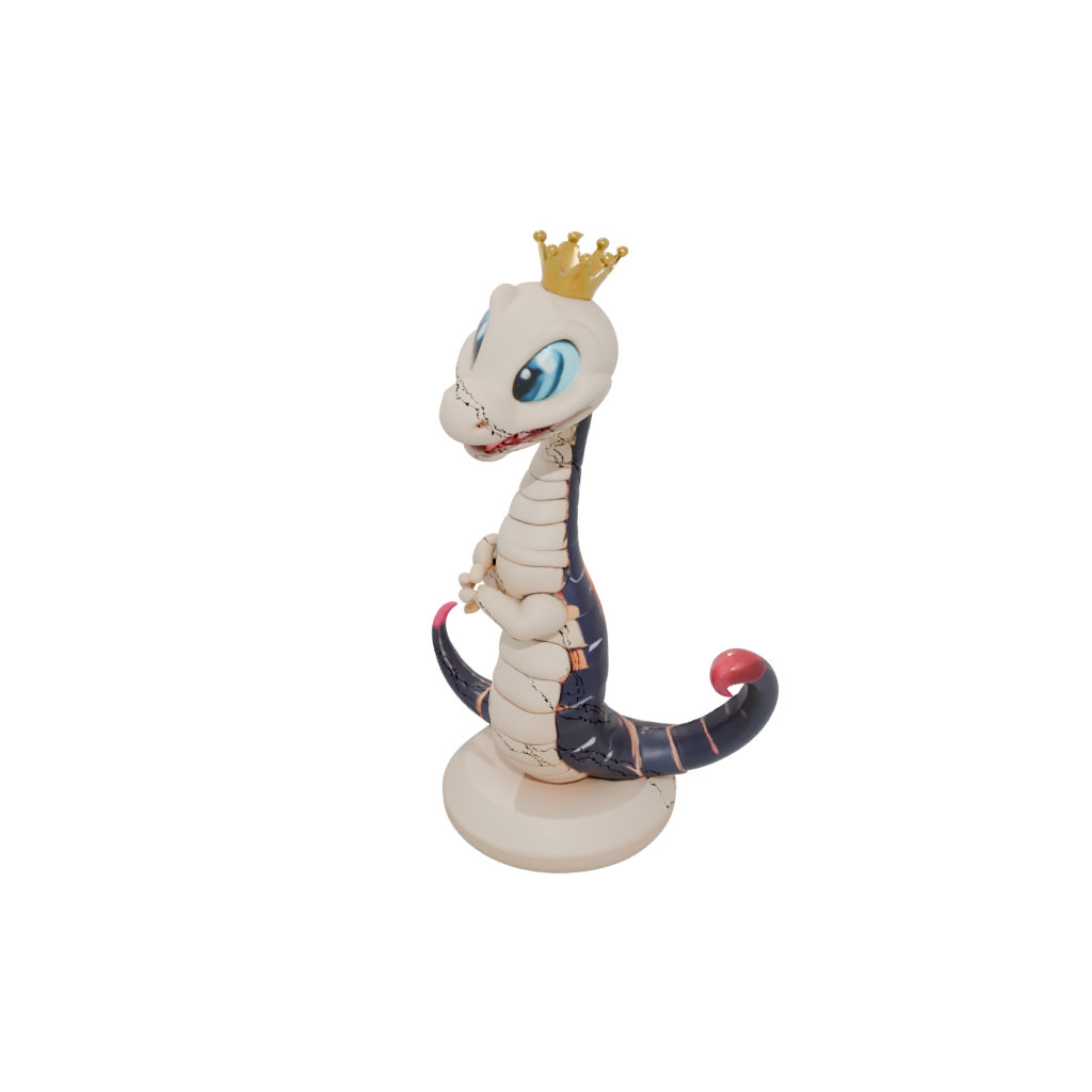 Mini Kawaii Flexi King Cobra