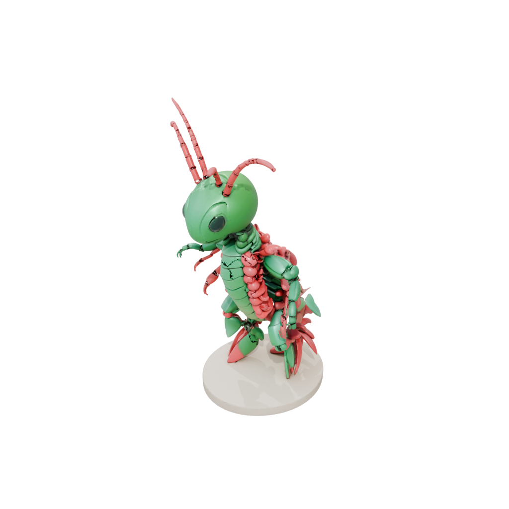 Mini Kawaii Flexi Mantis Shrimp
