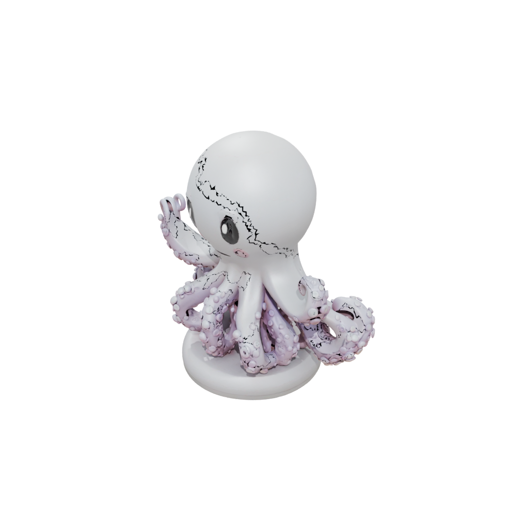 Mini Kawaii Flexi Octopus