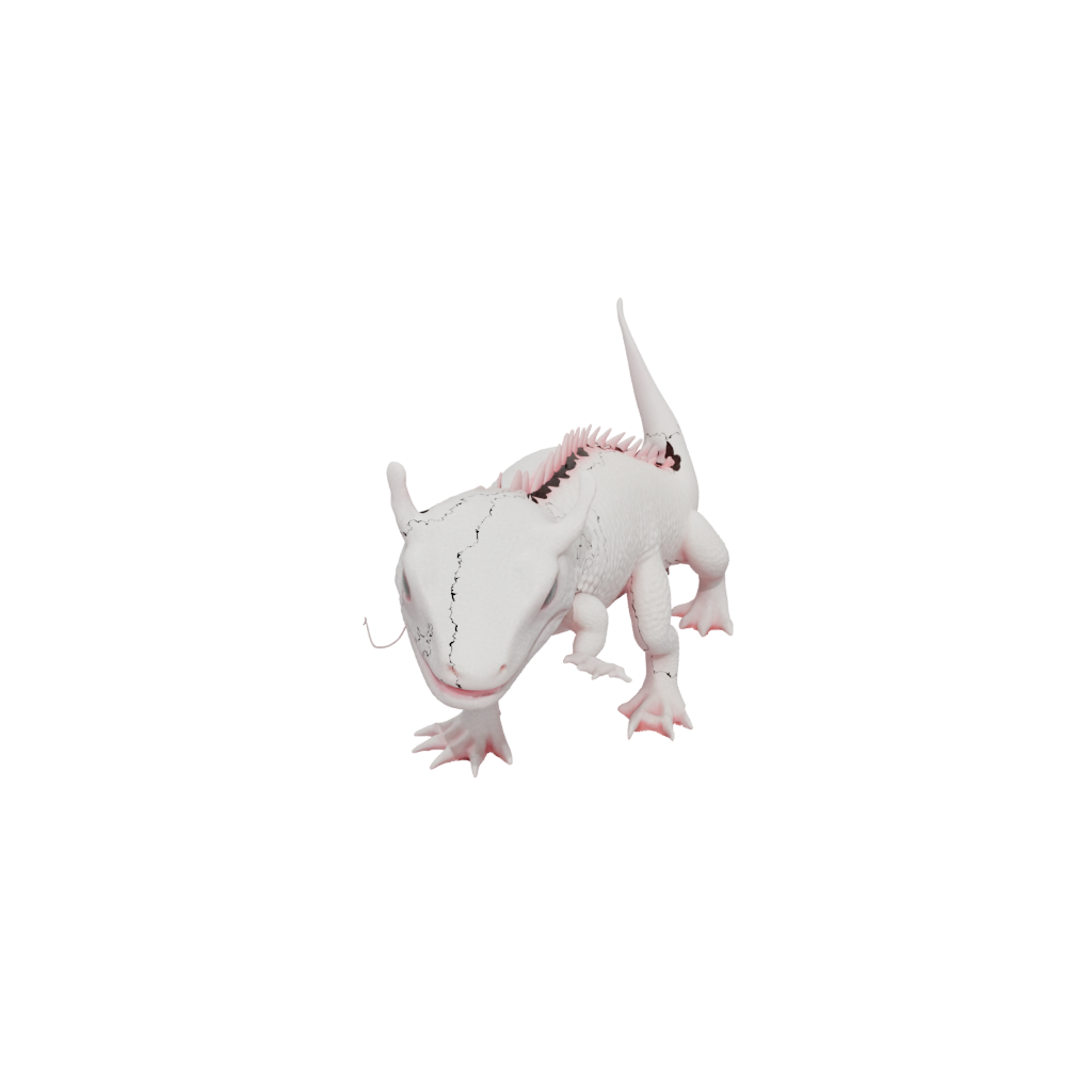 Mini Realistic Flexi Axolotl