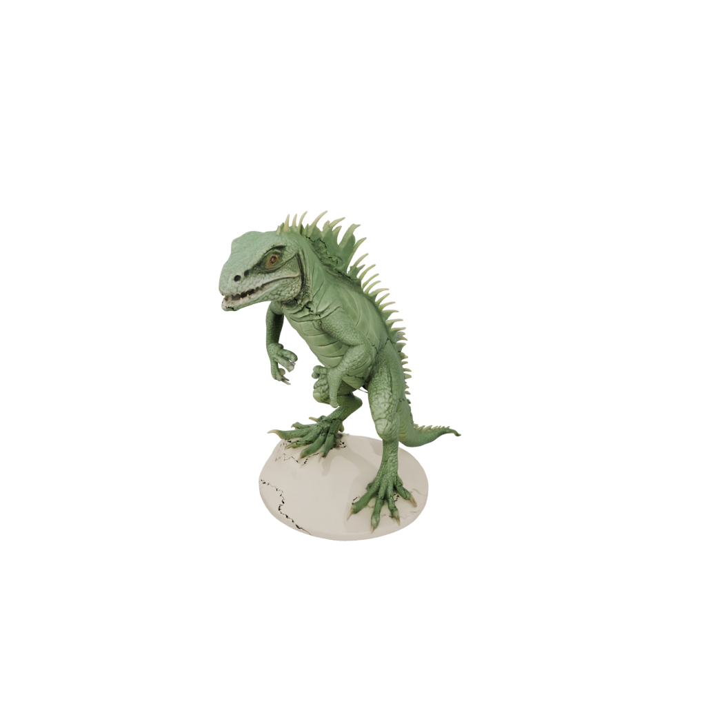 Mini Realistic Flexi Iguana