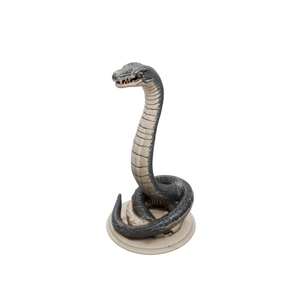 Mini Realistic Flexi King Cobra