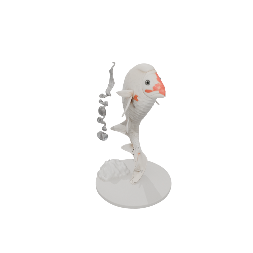 Mini Realistic Flexi Koi Fish